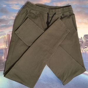 🌟Sale for bundle🌟  Mens Medium olive canvas Joggers